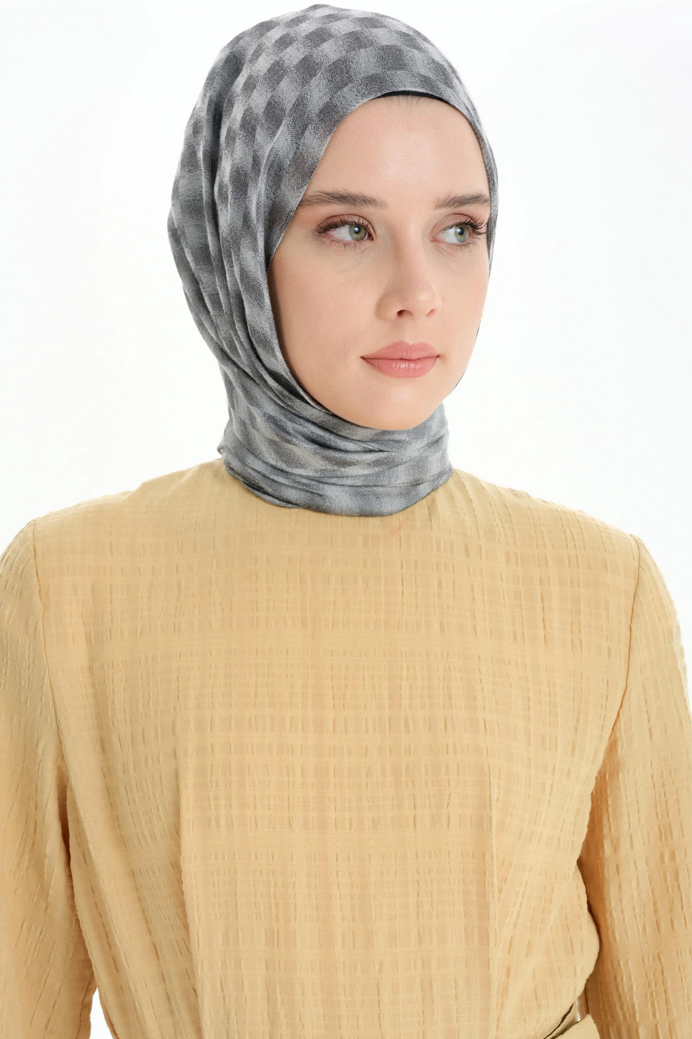 Châle élégant - Gris - Image 3