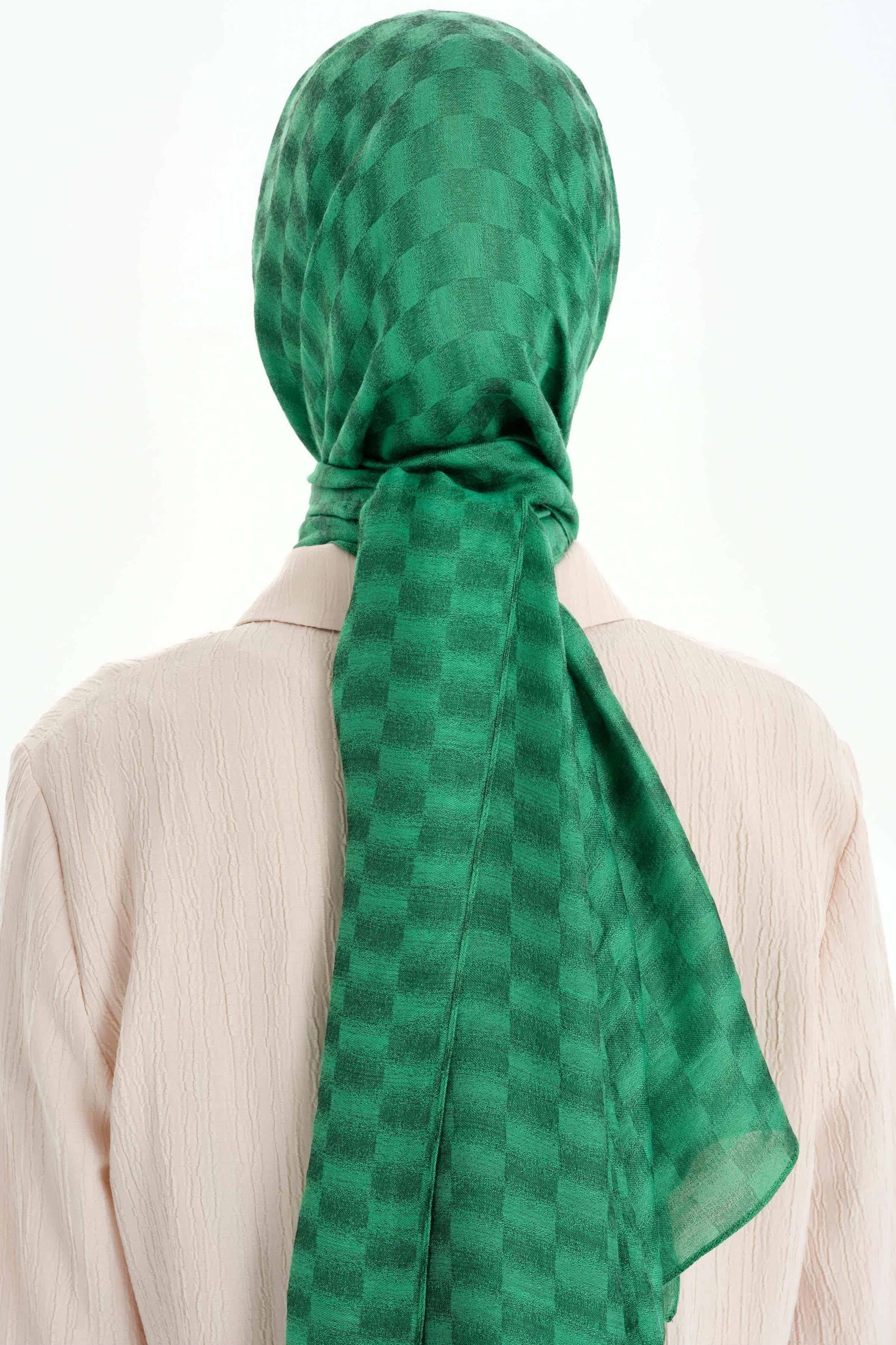 Châle élégant - Vert - Image 4