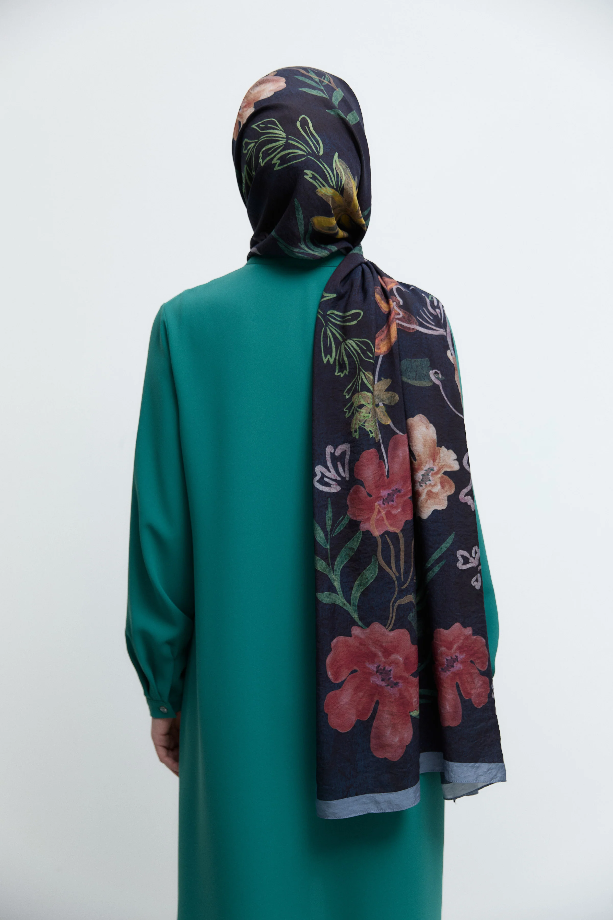 Châle Naturel Lalin - Blue marine - Image 5