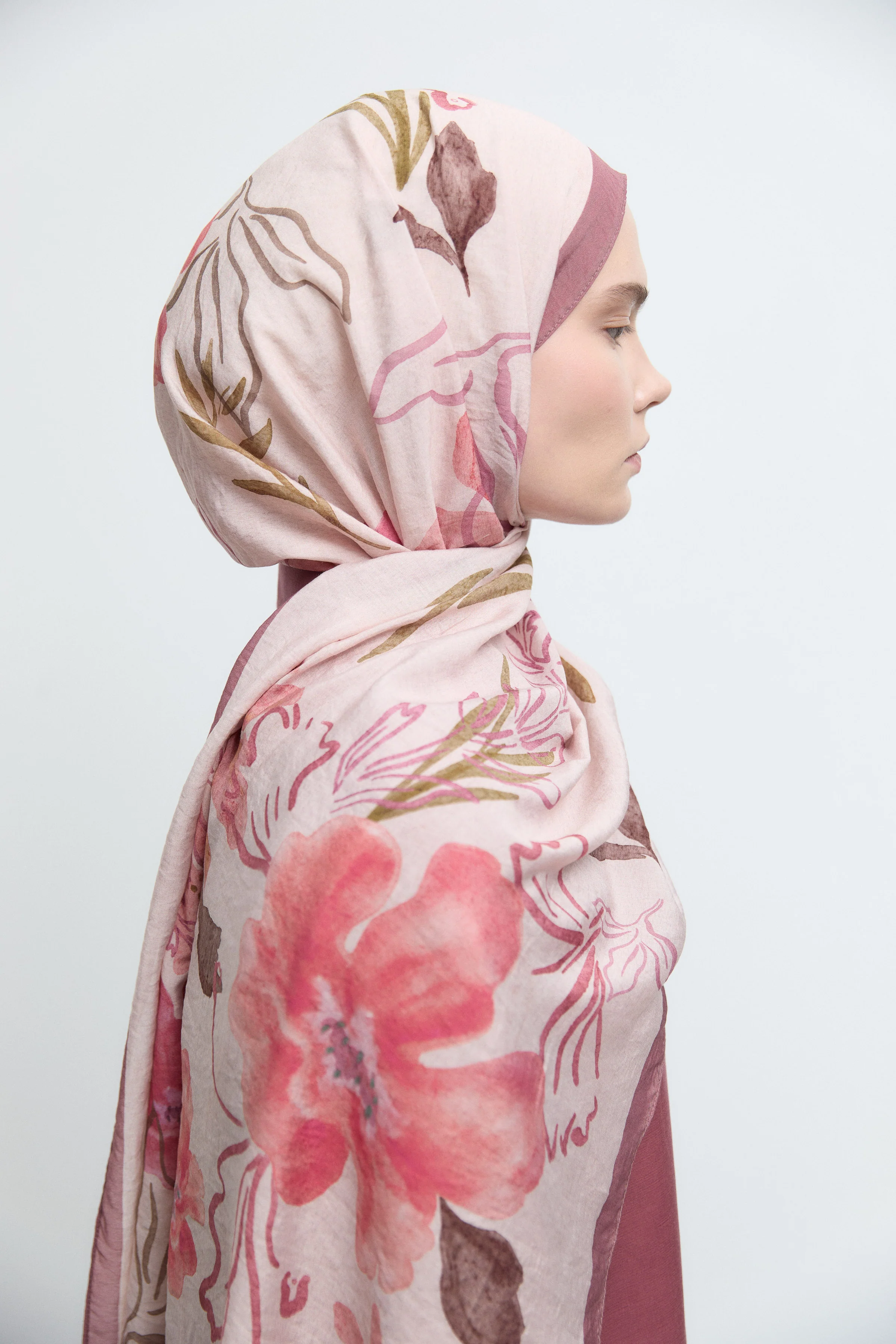 Châle Naturel Lalin - Rose - Image 3