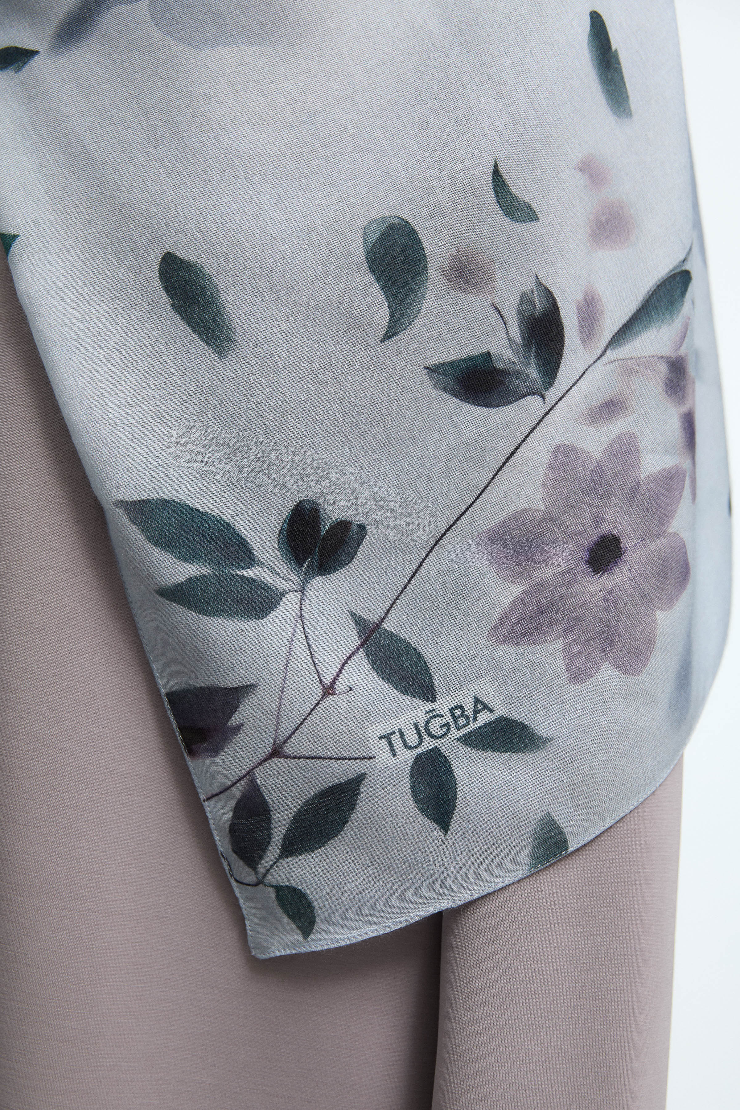 Châle Naturel Nisa - Bleu clair - Image 4