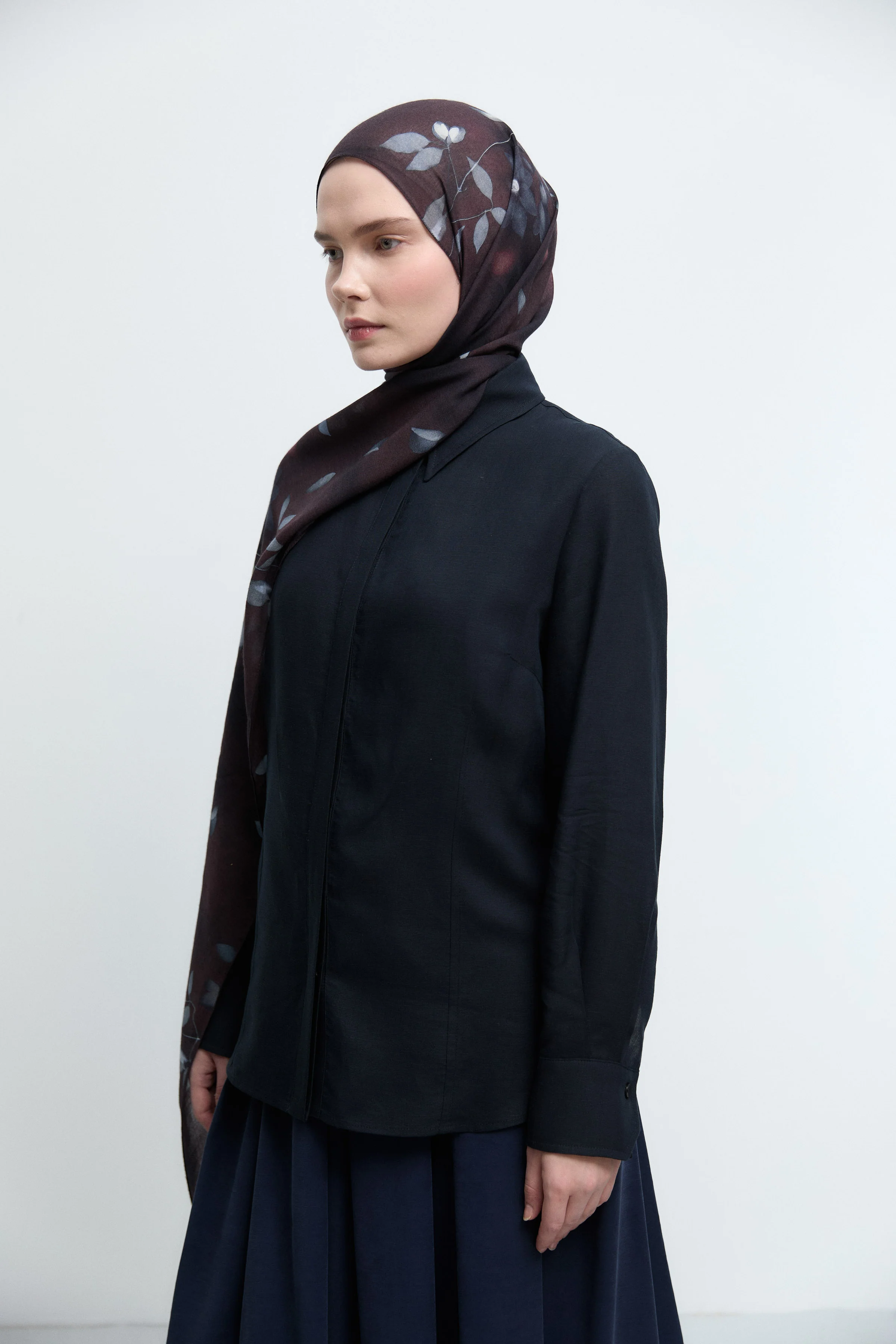 Châle Naturel Nisa - Bordeaux - Image 3