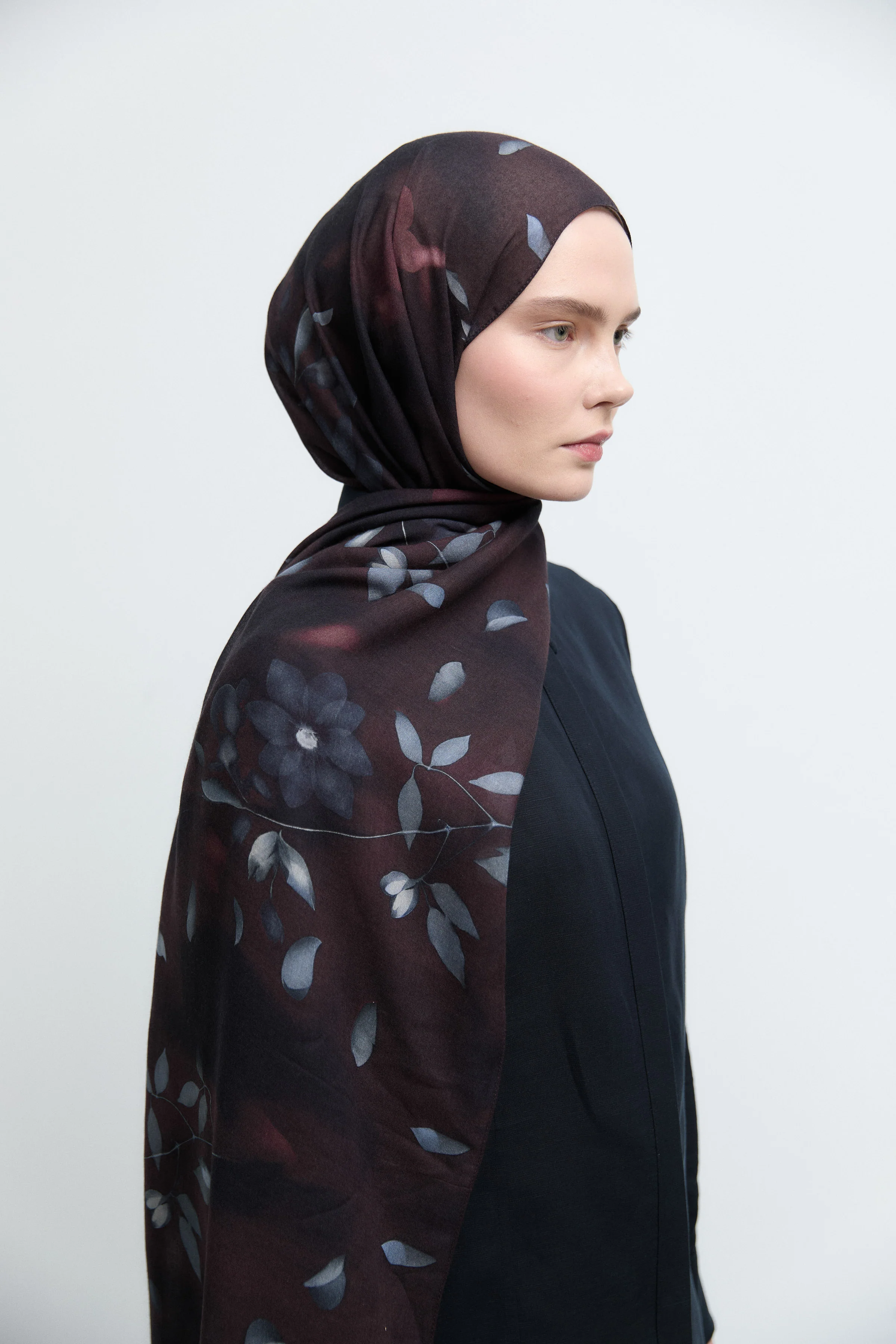 Châle Naturel Nisa - Bordeaux - Image 5