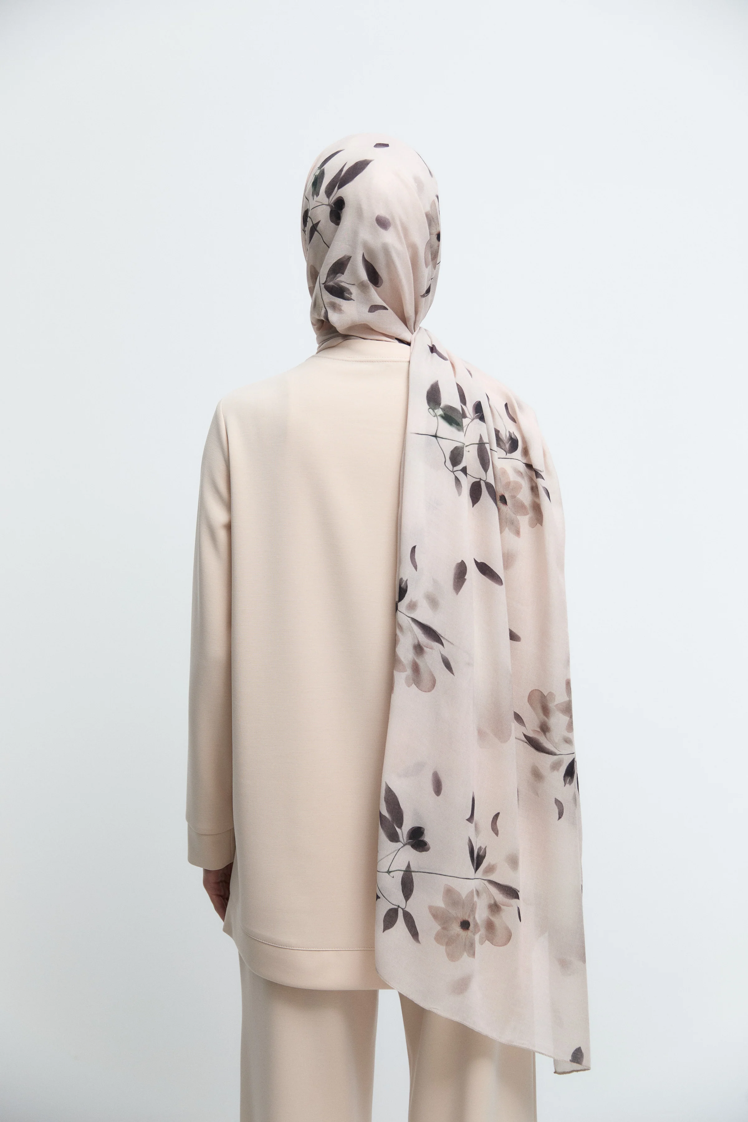 Châle Naturel Nisa - Rose poudré - Image 5