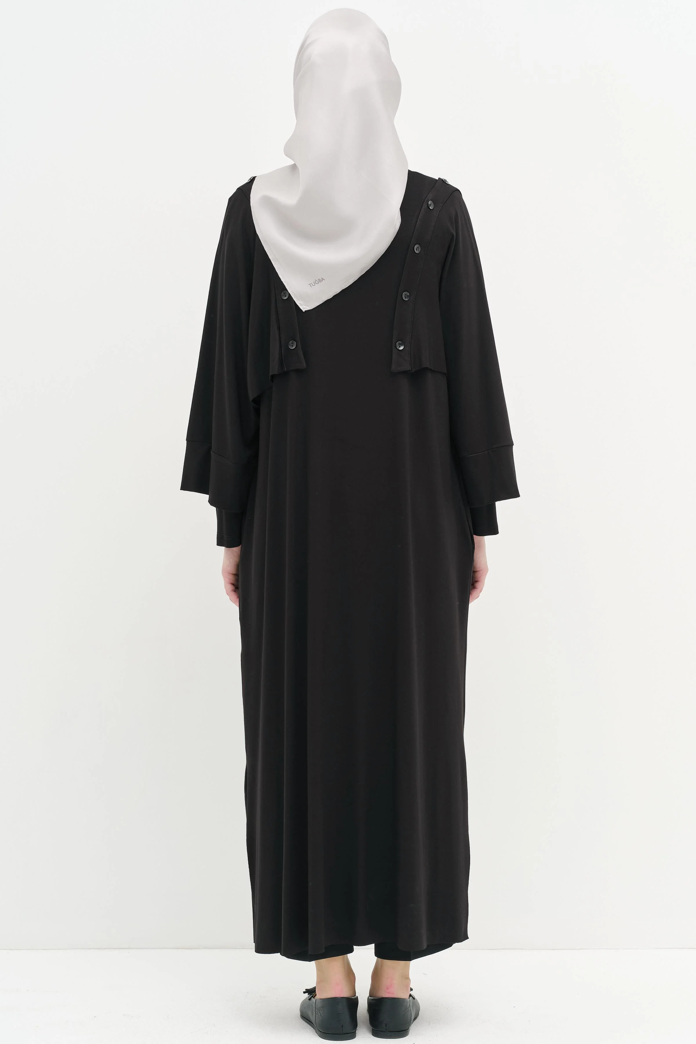 Ensemble tricoté double avec bras mobiles - Noir - Image 5