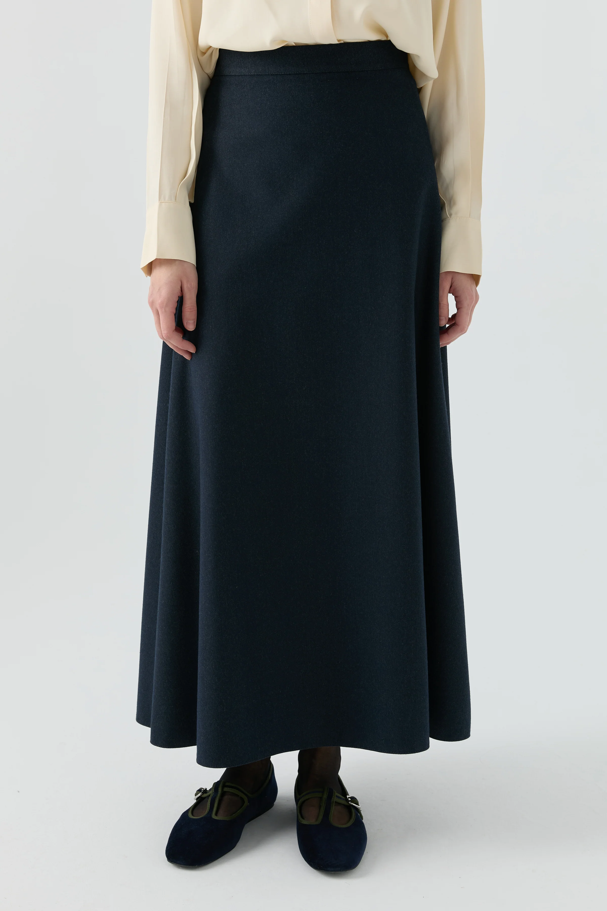 Jupe évasée - Blue marine - Image 4