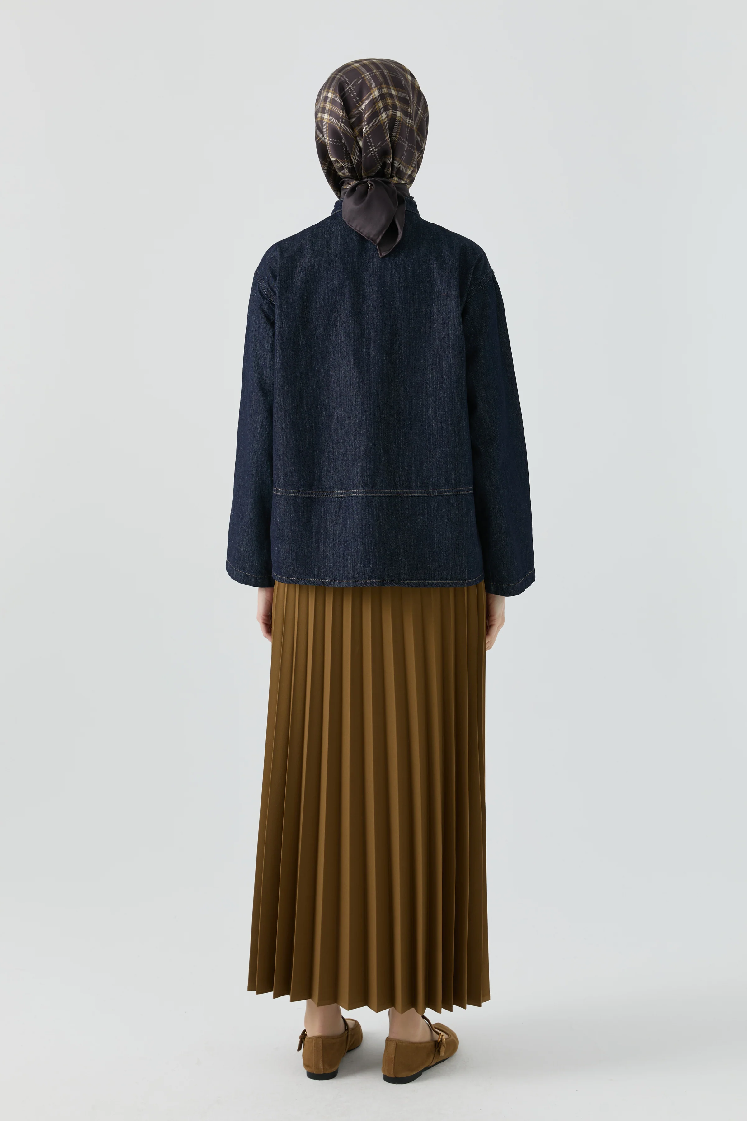 Jupe plissée - Olive - Image 5