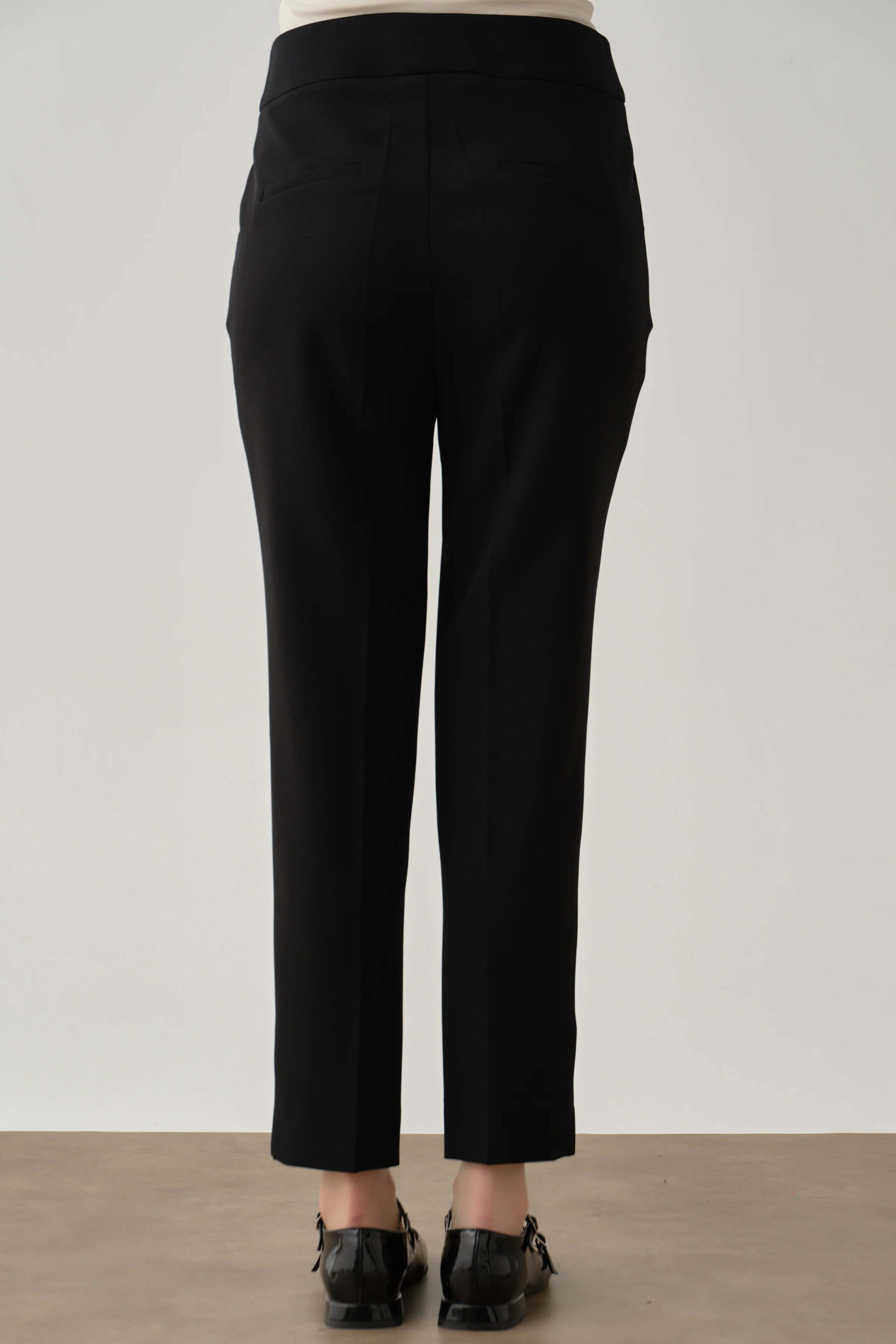Pantalon basic taille haute - Noir - Image 6