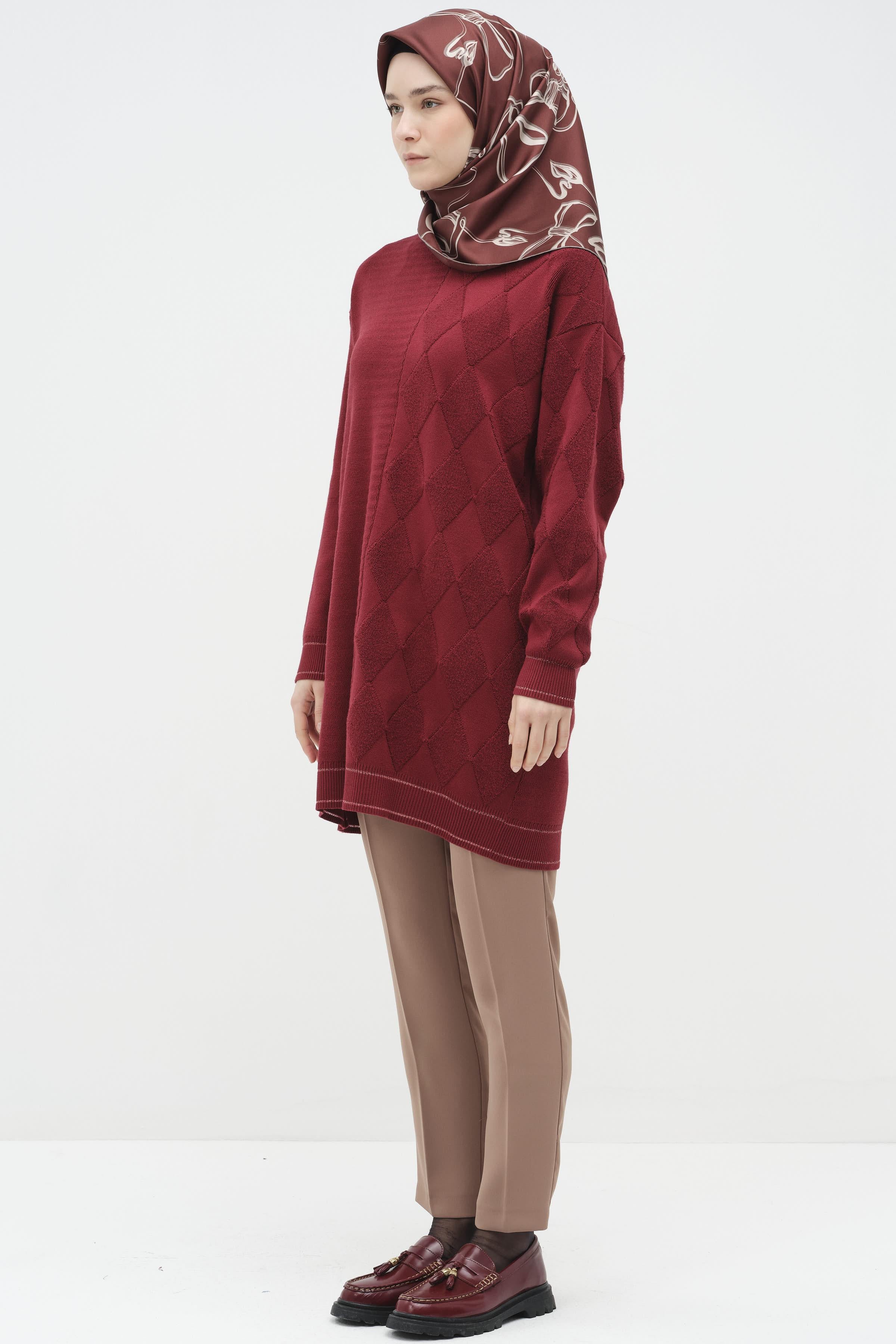 Pantalon slim à taille élastique - Chamois - Image 3