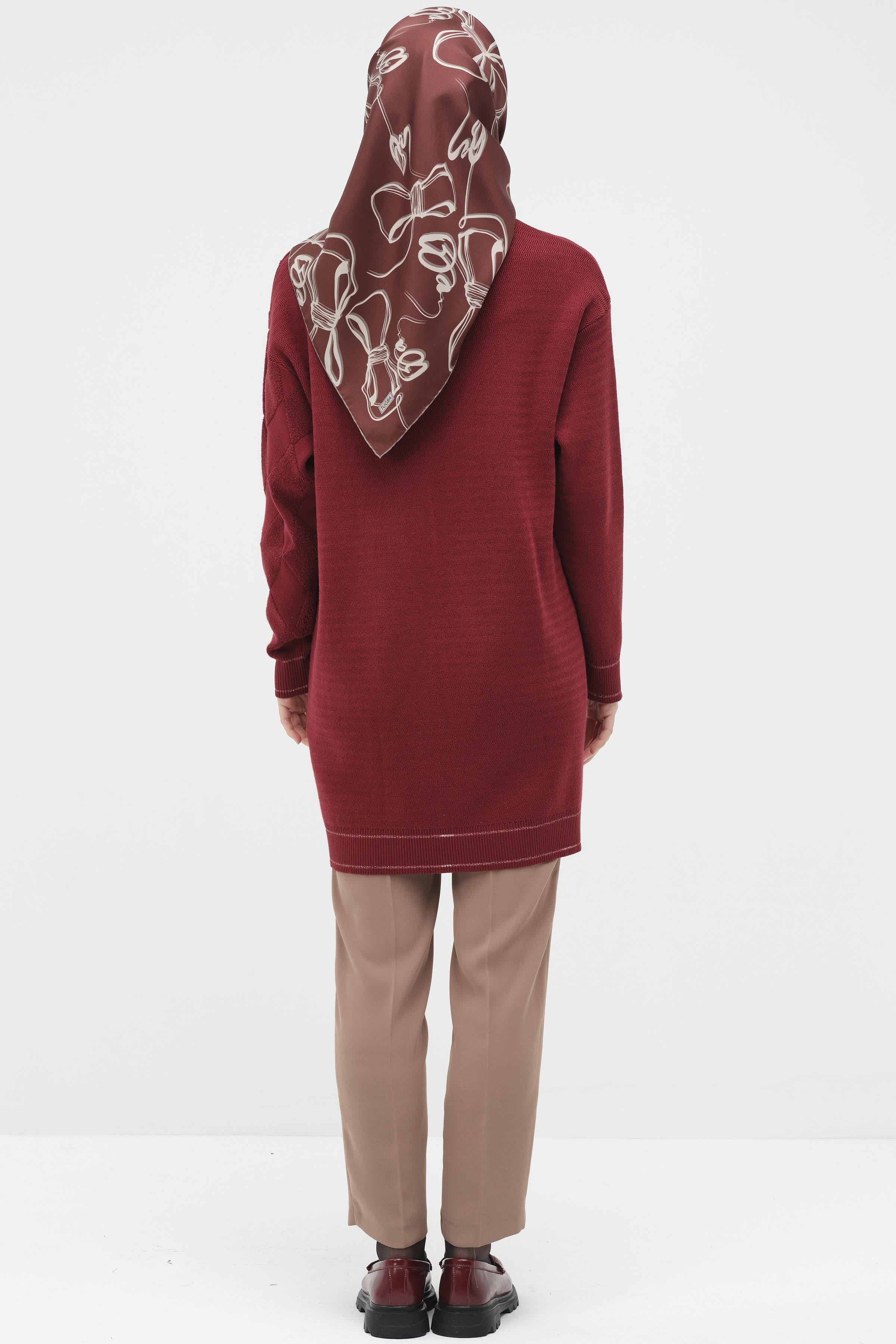 Pantalon slim à taille élastique - Chamois - Image 4