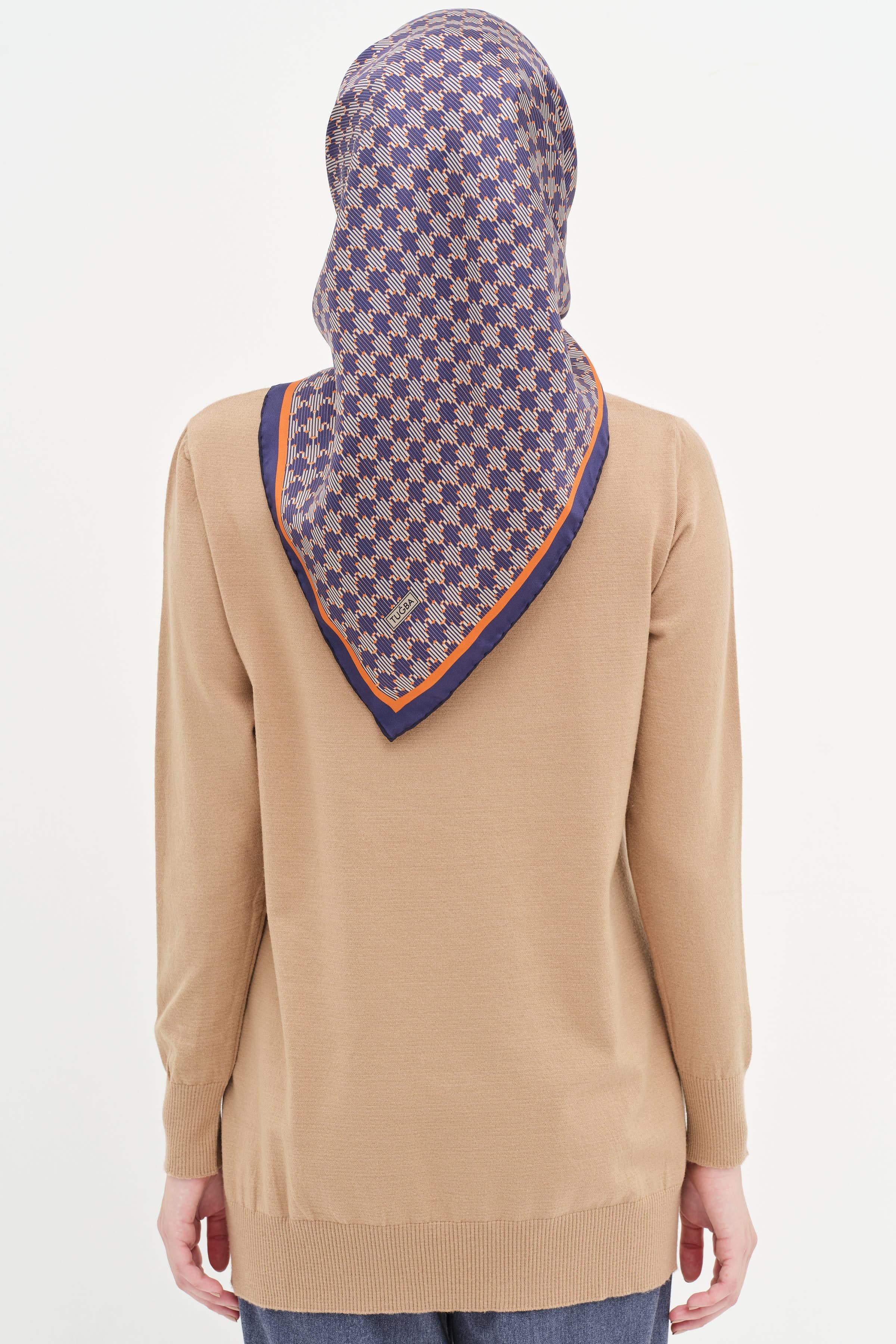 Pull en tricot basique à col zéro - Chamois - Image 4