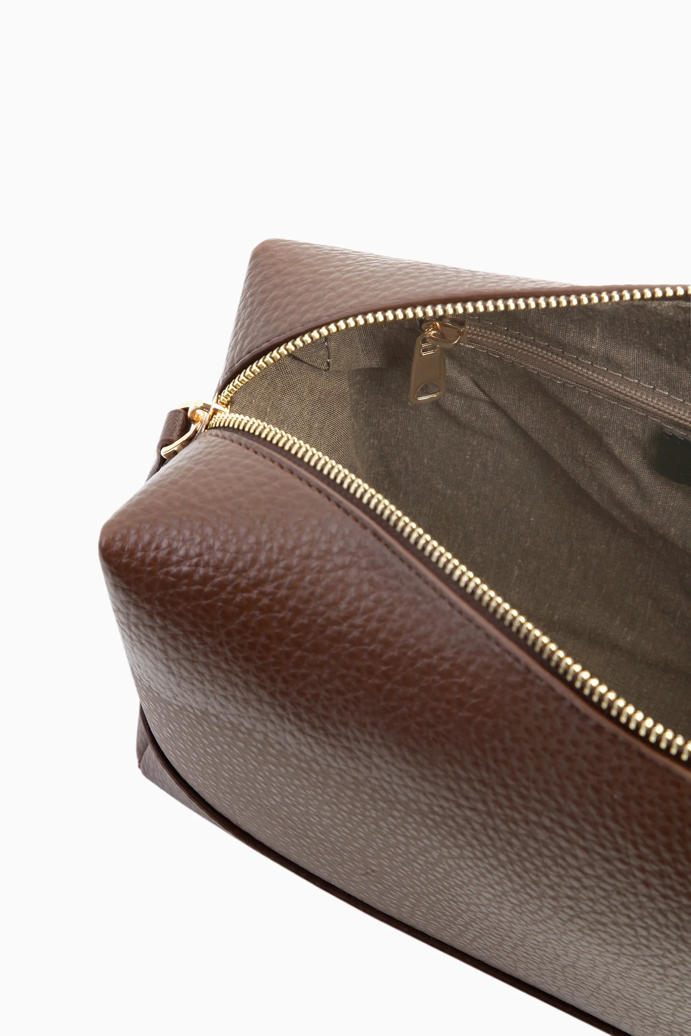 Sac à anses tricotées - Café - Image 5