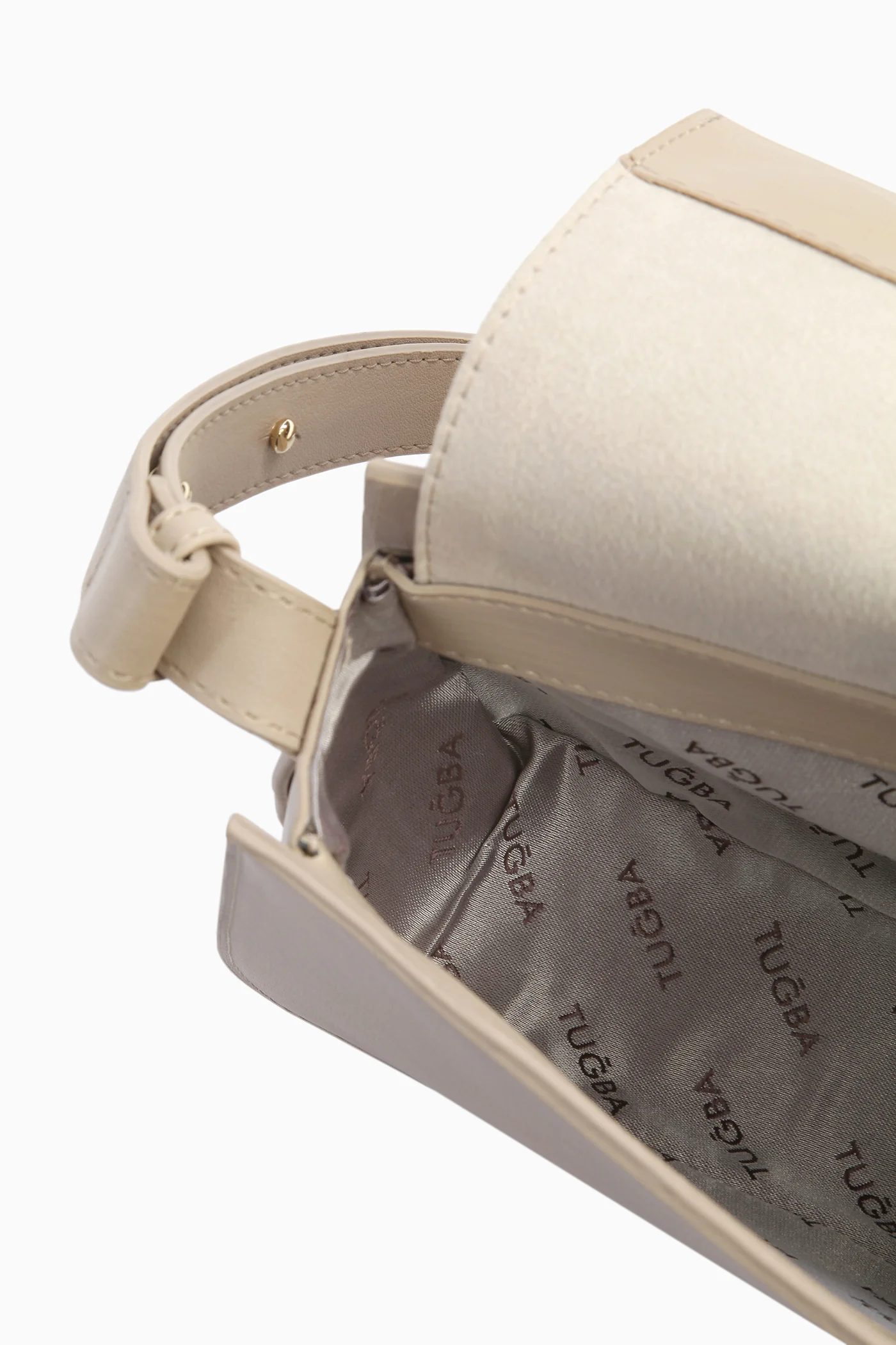 Sac à bandoulière réglable - Beige foncé - Image 5