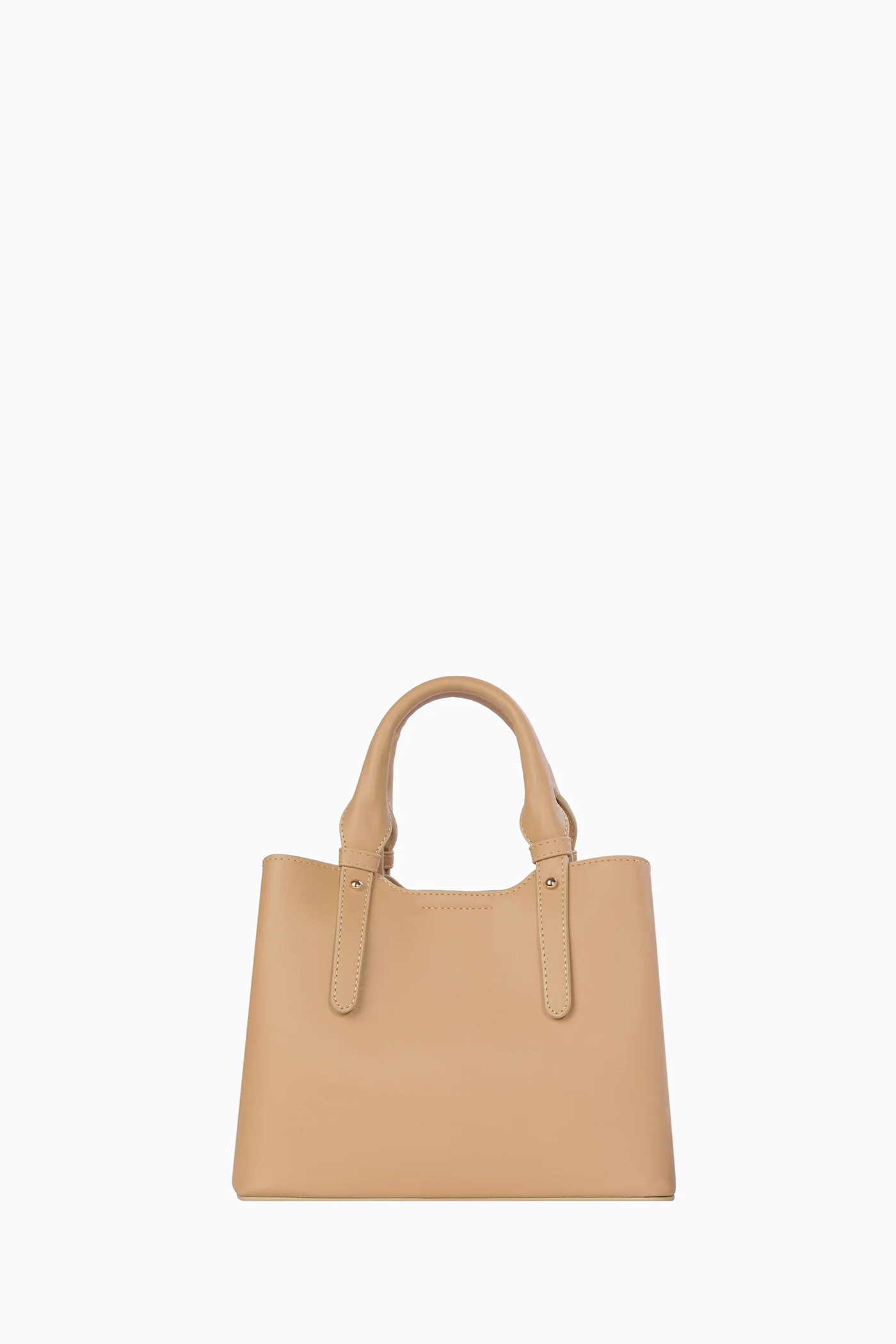 Sac à main avec détail de couture - Chamois - Image 4