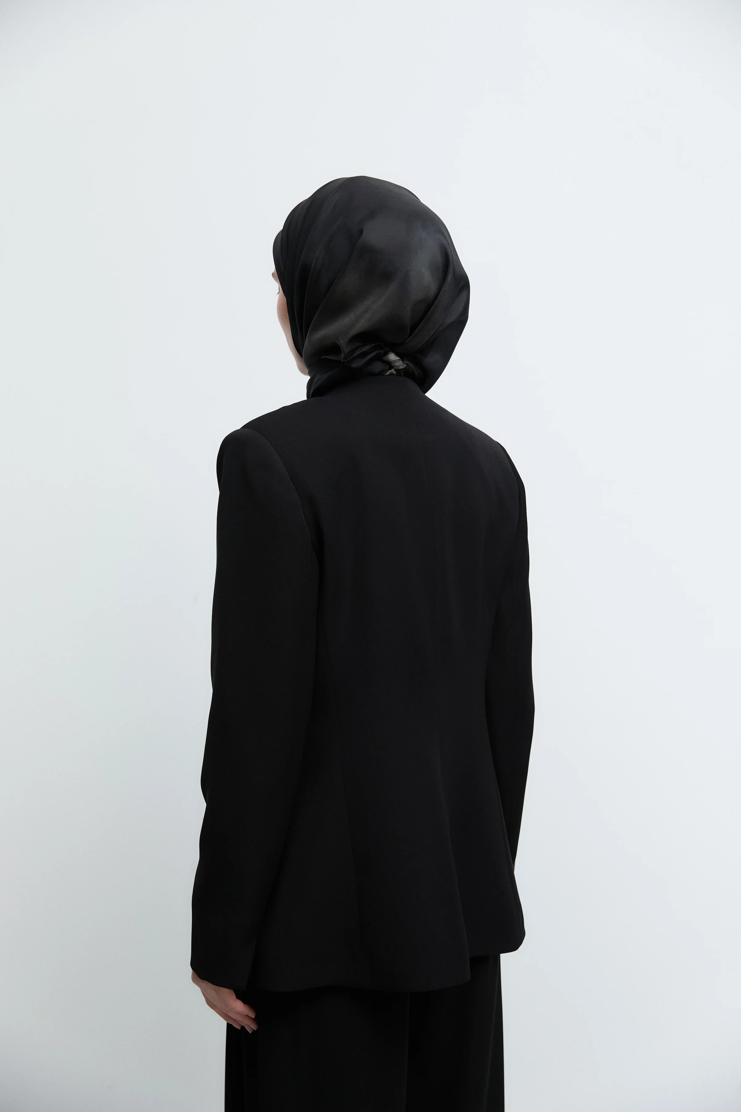 Veste à poches passepoilées - Noir - Image 7